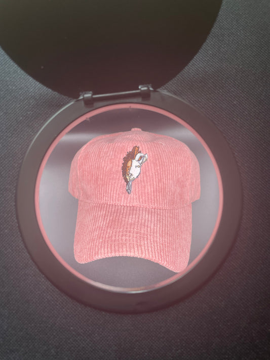 Pink Corduroy Dad Hat